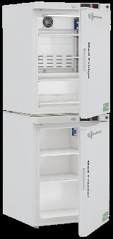 American Biotech Supply Premier Pharmacy Dual Temp Solid Door Refrigerator/Freezer Combination