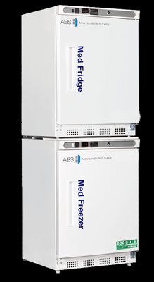 American Biotech Supply Premier Pharmacy Dual Temp Solid Door Refrigerator/Freezer Combination