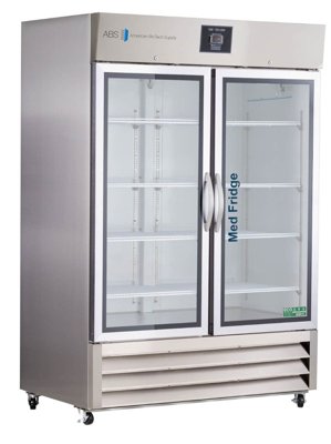 American Biotech Supply Premier Series Pharmacy Stainless Steel Solid Door Refrigerator