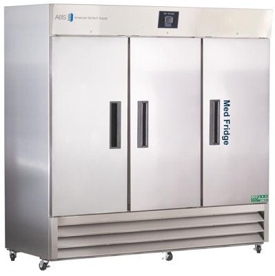 American Biotech Supply Premier Series Pharmacy Stainless Steel Solid Door Refrigerator