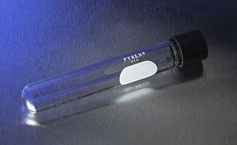PYREX© Screw Cap Culture Tubes with PTFE Lined Phenolic Caps