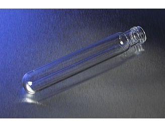 PYREX® Disposable Round Bottom Threaded Culture Tubes, Without Marking Spot or Caps, Bulk Pack