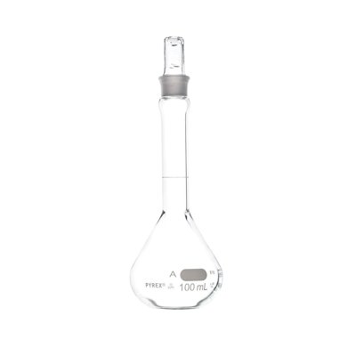 PYREX® EZ Access™ Heavy Duty Class A Wide Mouth Volumetric Flasks, Glass Standard Taper Stopper