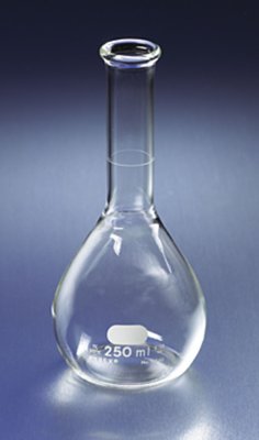 PYREX® Wide Neck Phosphoric Acid Volumetric Flasks, Tooled Rim