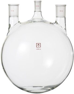 Round Bottom 3-Neck Flask, 10L