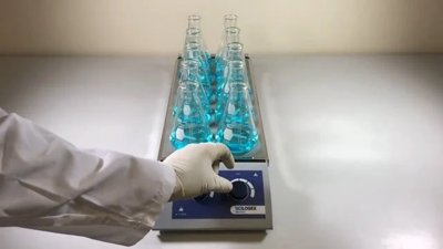 SCILOGEX SCI120-HS 10-Place Analog Magnetic Hotplate Stirrers