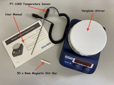 SCILOGEX SCI280-Pro Circular-top LED Digital Hotplate Stirrers