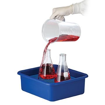 Spill Containment Tray with Grid