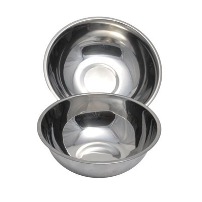 Stainless Steel Economical Bowls, 0.75qt - 20qt