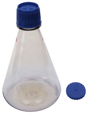 Dynalon Products Sterile Erlenmeyer Flasks PC with PP Screw Closure