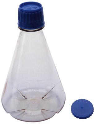 Dynalon Products Sterile Erlenmeyer Flasks PC with PP Screw Closure