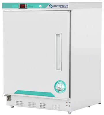 Corepoint Scientific White Diamond Series Built-In Undercounter Auto Defrost Freezers