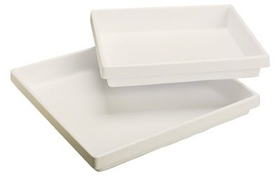 White Polystyrene 1 Compartment Drawer Organizers