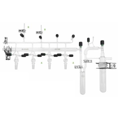 4-Ports Vacuum/Inert Manifold, Airfree, Schlenk
