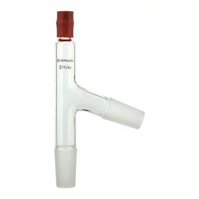 75° Inner Joints Distillation Adapters, with Tooled Rubber Thermometer Fitting