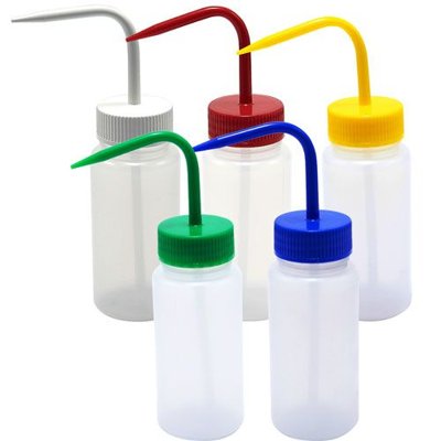 Dynalon Products Azlon LDPE Wide Mouth Wash Bottles
