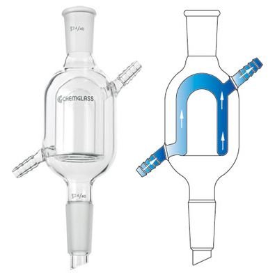 Compact, High-Efficiency Reflux Condensers