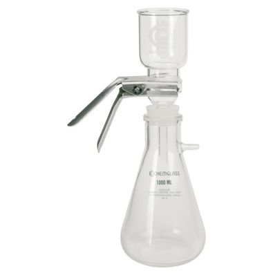 Complete Fritted Filtration Support Assembly