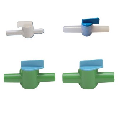Dynalon Kartell Miniature HDPE/PP Stopcocks, 8 - 15mm