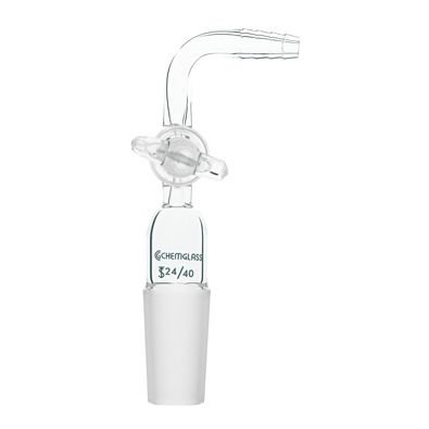 Flow Control Glass Stopcock Adapters, 90°