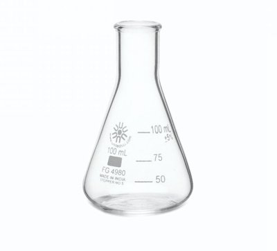 Glass Erlenmeyer Flasks, 100 - 1000mL