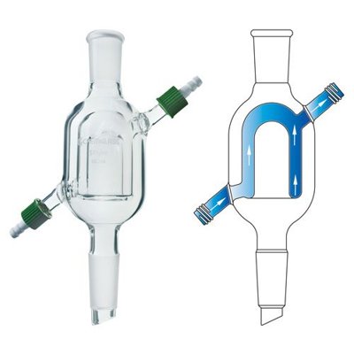 High Efficiency, Reflux Condensers with Removable Hose Connections