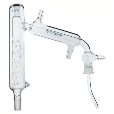 Jacketed, Micro, Vigreux Distilling Head