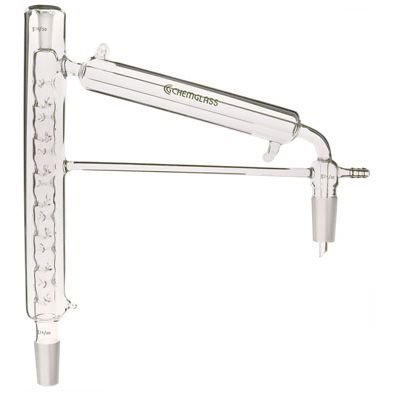 Jacketed, Vigreux Distilling Heads