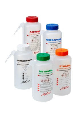 LDPE GHS Integral Wash Bottles