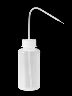 LDPE Reusable Plastic Wash Bottles, PP Screw Cap