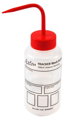 LDPE Tracker Reusable Wash Bottles, Write-On/Wipe-Off Labeling