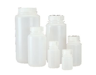Nalgene® HDPE Wide Mouth Laboratory Bottles