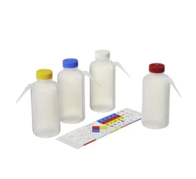 Nalgene® LDPE Unitary Color-Coded&trade; Wash Bottles