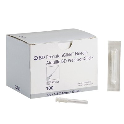NDC PrecisionGlide™ Hypodermic Needles with Regular Bevel, Sterile