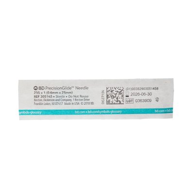 NDC PrecisionGlide™ Hypodermic Needles with Regular Bevel, Sterile