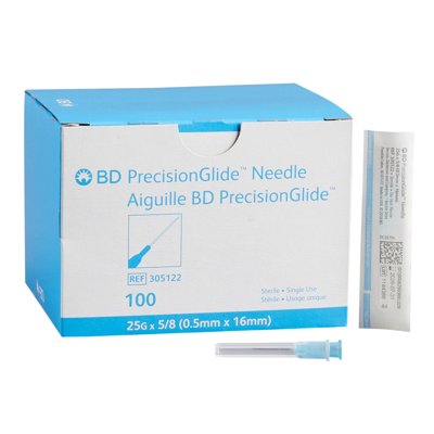 NDC PrecisionGlide™ Hypodermic Needles with Regular Bevel, Sterile