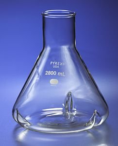 Corning PYREX© Fernbach-Style Culture Flask with Baffles