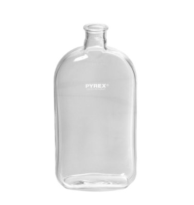 PYREX® 1L Roux Culture Bottles with Offset Tooled Neck