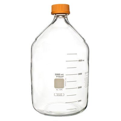Corning PYREX® Round Media Storage Bottles, Screw Cap