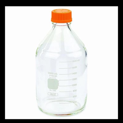 Corning PYREX® Round Media Storage Bottles, Screw Cap