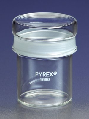 PYREX® Short Length External Standard Taper Joint Standard Weighing Bottles
