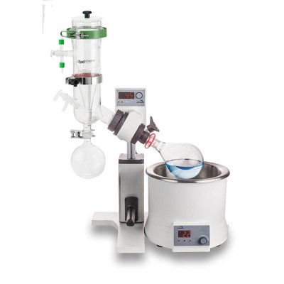 SCI100-S Rotary Evaporator, Dry-Ice Condenser, Manual Lift
