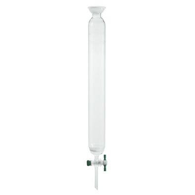 Spherical Joints Chromatography Columns, with PTFE Stopcock & Fritted Disc