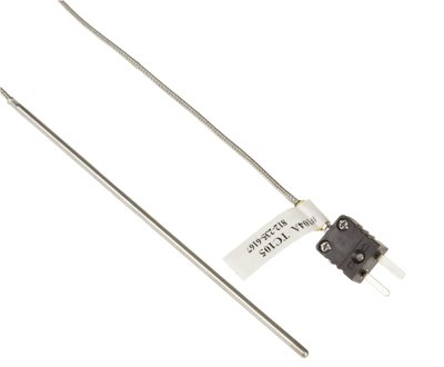 Stainless Steel Probe Thermocouples, Miniplug