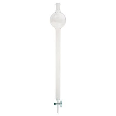Standard Taper Joint, Chromatography Columns, Reservoir, PTFE Stopcock, and Fritted Disc