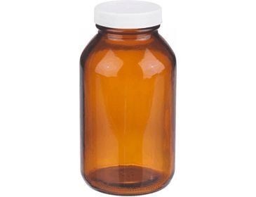 WHEATON® Wide Mouth Packer, Amber Glass