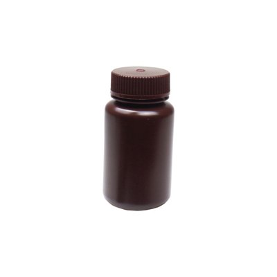 United Scientific Wide Mouth Amber HDPE Reagent Bottles