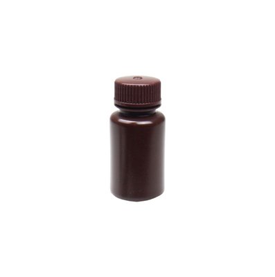 United Scientific Wide Mouth Amber HDPE Reagent Bottles