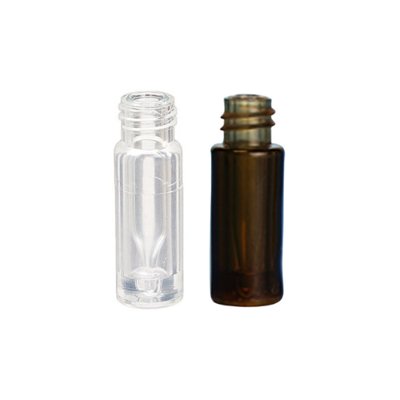100µL Limited Volume Standard Opening Screw Thread Polypropylene Vials, Glass Insert