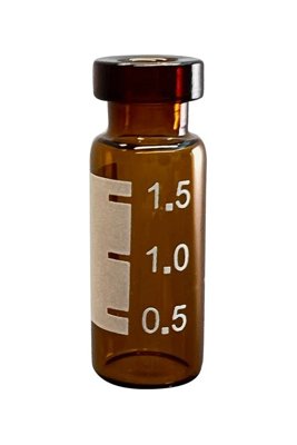 JG Finneran Associates 2.0mL Standard Opening Crimp Top Vials, 11mm Finish